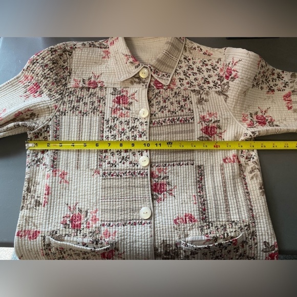 VINTAGE Northern Reflections Reversible Lightweight Floral Jacket - Picture 11 of 15